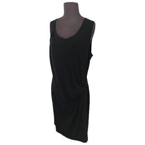 Clara Sun Woo Dress Ruched Drape Sleeveless Women's Size XS